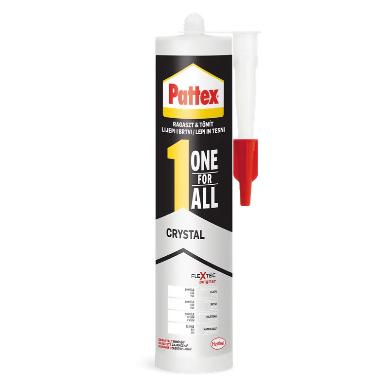 Pattex One For All Crystal montažni lepak 290 g