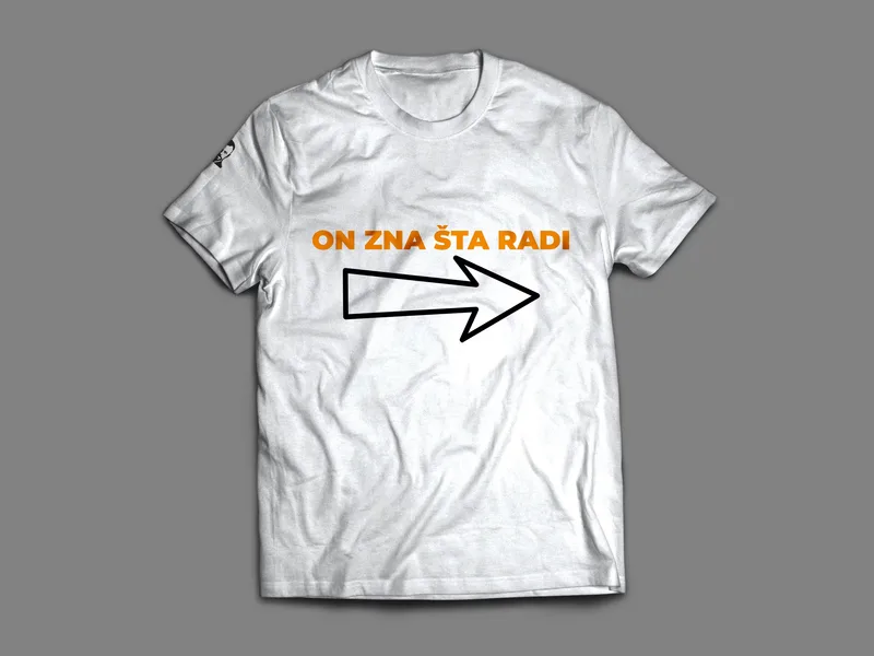 Majica: On zna šta radi