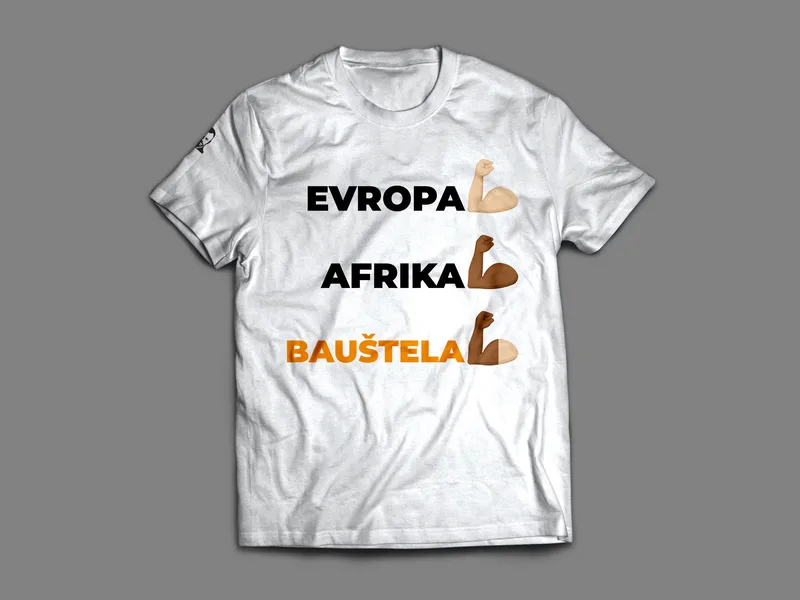 Majica: Evropa / Afrika / Bauštela