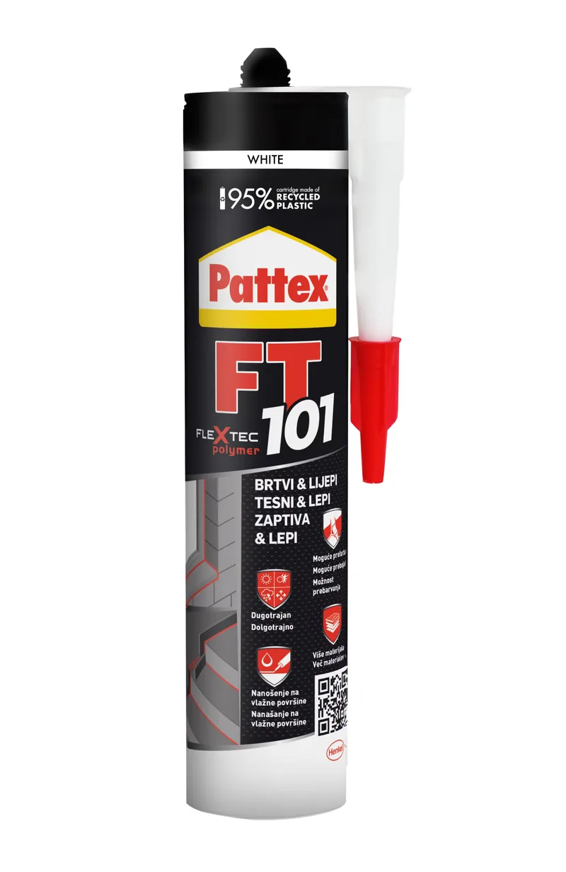 Pattex FT 101 silikon beli 280 ml